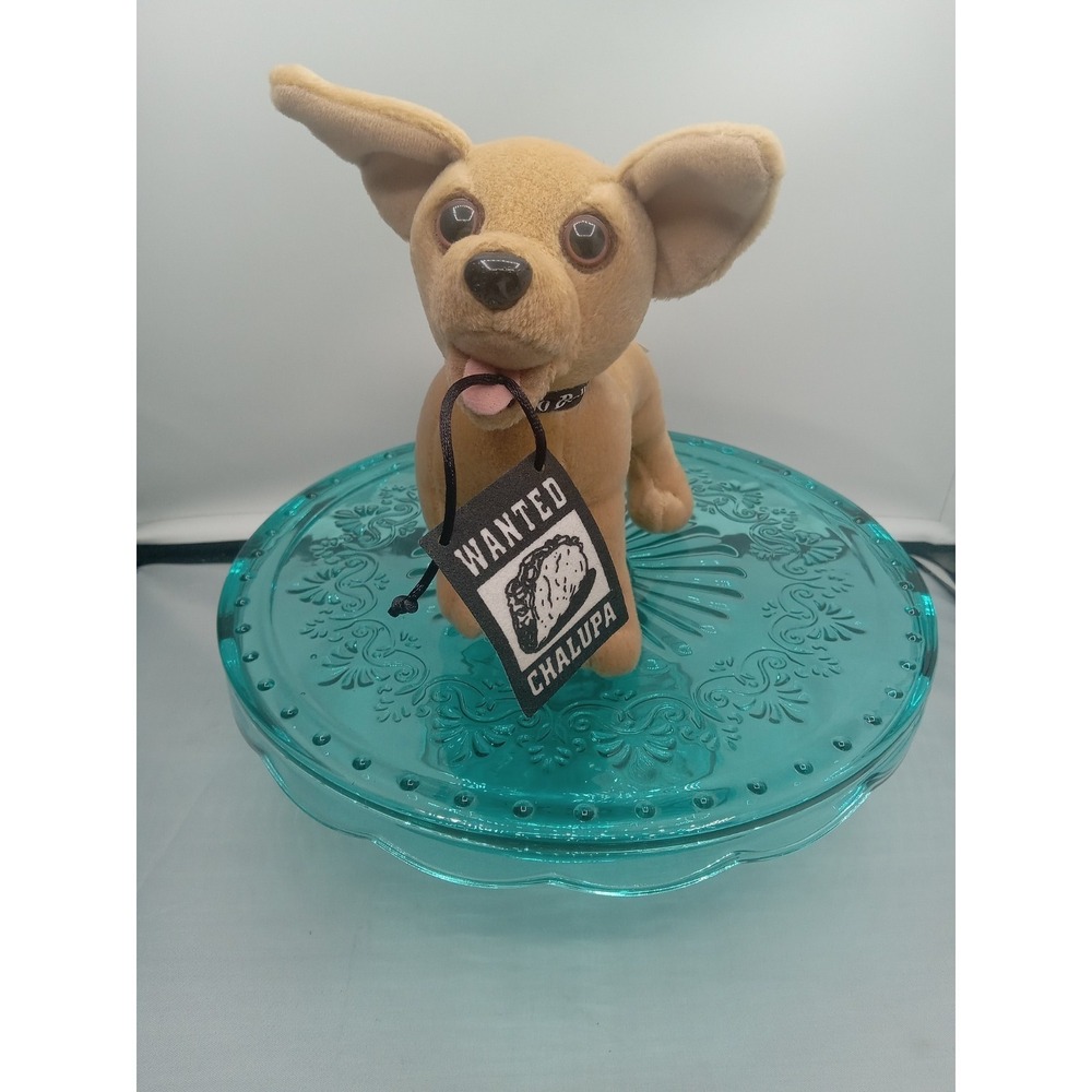 Vintage 1999 Taco Bell Chihuahua Talking Dog Plush 6" Chalupa TESTED WORKING